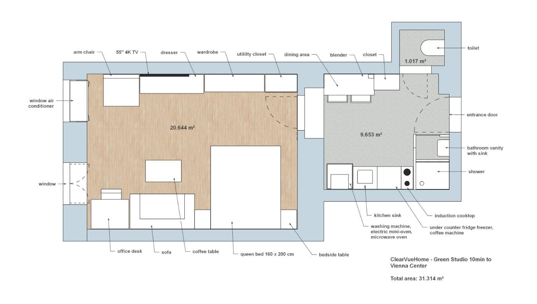 Clearvuehome - Green Studio 10Min To Vienna Center Esterno foto